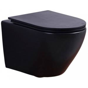 Унитаз подвесной Esbano Azalea ESUPAZALBM черный матовый