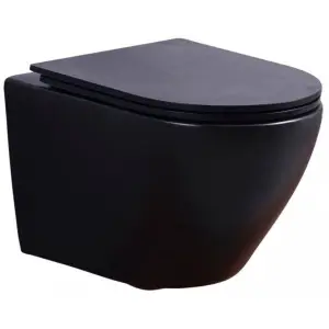 Унитаз подвесной Esbano Azalea ESUPAZALBM черный матовый