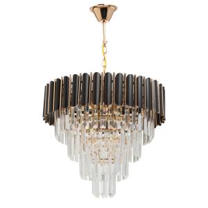 Подвесная каскадная люстра хрустальная De City Бриз 111014308
