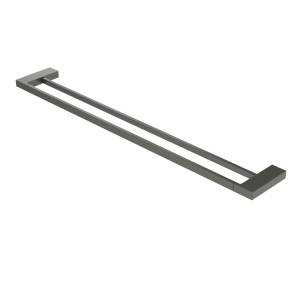 Полотенцедержатель Cezares Slider SLIDER-THD-80-GM двойной, оружейная сталь
