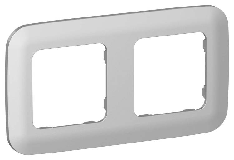 Рамка 2-постовая IEK Flite FI-M22-31-20-K47 алюминий