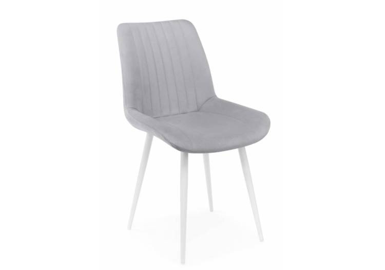 Стул на металлокаркасе Notta Седа 360 632378 светло-серый (zd 960) / белый