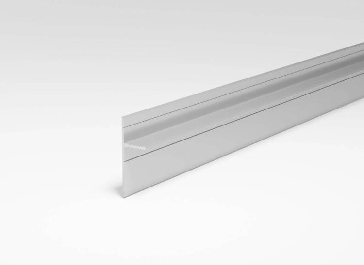 Теневой плинтус Bonkeel Prof универсальный серебро 2500x44