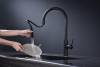 Смеситель для кухни Paulmark Senso Se215180-AN с выдвижным изливом, антрацит фото 6