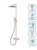 Душевая стойка BelBagno KRAFT-DOCM-T-IN с термостатом, сатин