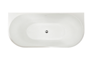 Акриловая ванна Royal Bath Riva RB610210GR белая, 150x75