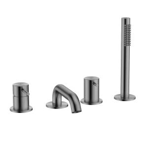 Смеситель на борт ванны AQUAme Siena AQM6219GM металл