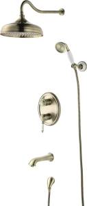 Душевой комплект Lemark Villa LM4822B С ВНУТРЕННЕЙ ЧАСТЬЮ