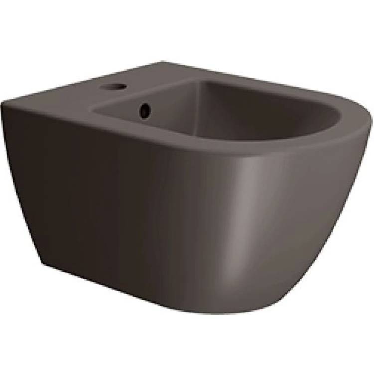 Биде подвесное GSI Pura 8864116 коричневое матовое