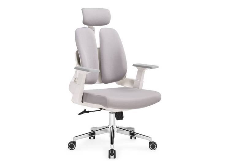 Кресло компьютерное Woodville Hiba 15605 gray/chrome