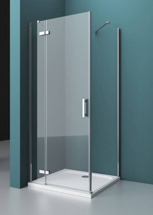 Душевой уголок BelBagno Kraft AH-12-100/80-C-Cr-R