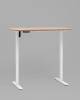 Стол с регулировкой высоты Stool Group Mction SG SNELCE2white 120wood K361PW DUAL светлое дерево фото 5