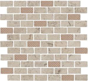 Мозаика Kerama Marazzi Про Лаймстоун Антика MBD015 бежевый матовый 32x30