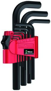 Набор Г-образных ключей WERA 950/9 BM Hex-Plus BlackLaser 7 9 пр. 1.5/2/2.5/3/4/5/6/8/10 мм