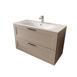 Тумба с раковиной Terminus Classik CLA101002200501O капучино , 100x62