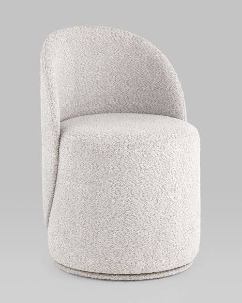 Пуф Stool Group Loreen LV-100-S900-PM букле светло-серый