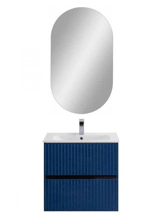 Тумба под раковину Art&Max Torino AM-TORINO-600-2C-SO-SA-P Сапфир, 61x38.5x57