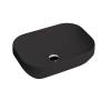 Раковина накладная AXA Decus 8520007 прямоугольная 500х350х150мм, Black Matt