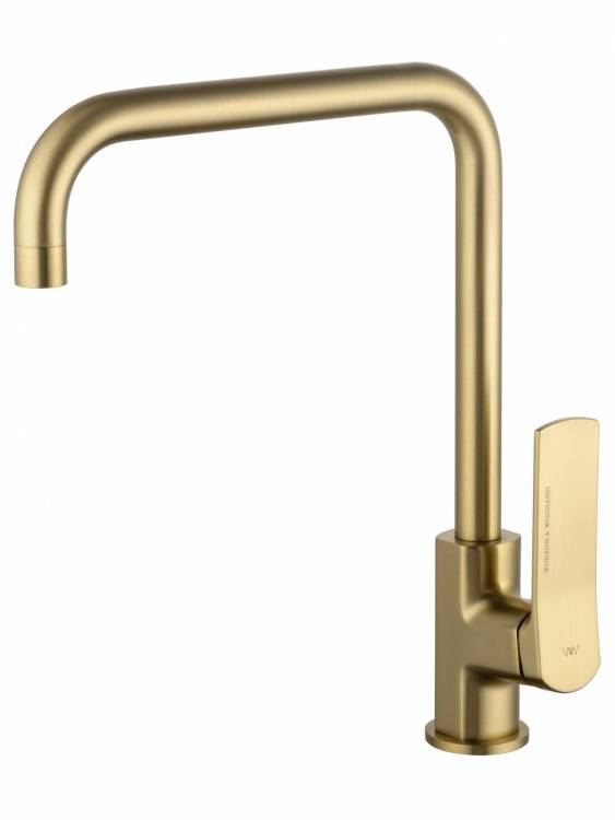Смеситель для кухни Wonzon & Woghand WW-L1006-BG брашированное золото