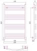 Полотенцесушитель водяной Сунержа 00-0251-1060 Аркус 1000х600 фото 2