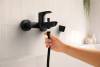 Смеситель для ванны с душем Hansgrohe Rebris S 72440670 черный матовый фото 3