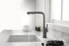Смеситель для кухни Paulmark Neo Ne214419-GM вороненая сталь фото 9