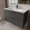 Тумба с раковиной Terminus Classik CLA101002701601O графит , 100x62