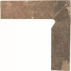 Плинтус Paradyz Scandiano Ochra Cokol Ciety правый структурный 2-x элем. 30x8.1