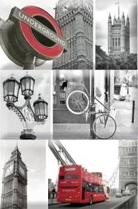 Панно Absolut Keramika Monocolor Composicion London Calling D 15x22.5