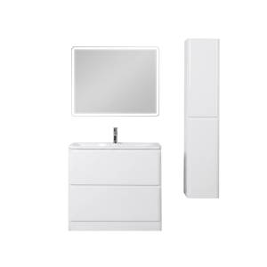 Мебель для ванной BelBagno Albano 100 напольная, bianco lucido
