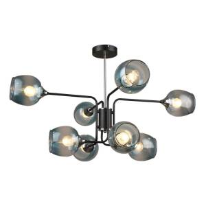 Потолочная люстра IMEX Md.3564 MD.3564-8-S BK+CH