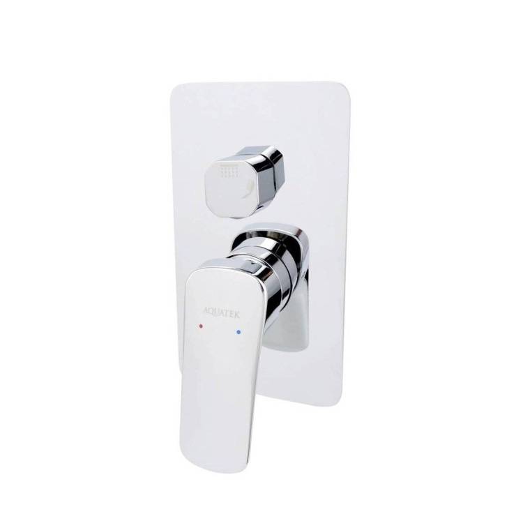 Смеситель для ванны Aquatek Вега AQ1046CR с внутренней частью, хром