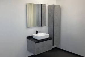Мебель для ванной Comforty Эдинбург 75 бетон светлый