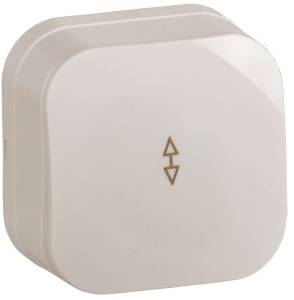 Выключатель 1-клавишный проходной IEK Glory EVH12-K33-10 кремовый