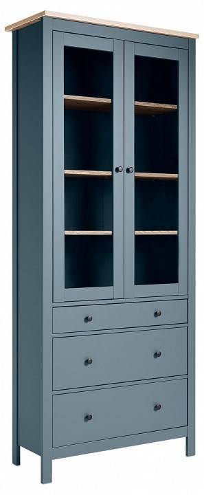 Шкаф Гуд Лакк Сага 2.08.07.130.16 Темно-бирюзовый/ясень