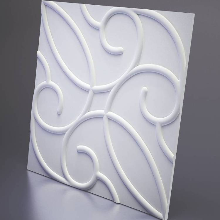 Гипсовая 3D панель Artpole Zafira M-0007 600x600