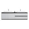 Тумба с раковиной Orans BC-6023-1800 47.5x180x52 белый глянцевый