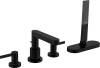 Смеситель на борт ванны Hansgrohe Finoris 76444670 матовый черный