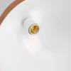 Подвесной светильник IMEX MD.5660-1-P-WT+WOOD фото 2