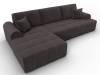Диван угловой Лига Диванов Лига-080 134749L Коричневый фото 6