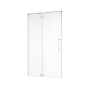 Душевая дверь в нишу Royal Bath Bern BERN-V RB80-T-CH профиль хром, стекло прозрачное, 80x195