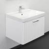 Тумба с раковиной Comforty Ангара-60П 00-00017871 подвесная, белая матовая