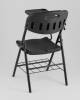 Стул складной Stool Group Кейт D25X-SH black черный, банкетный со столиком и полкой фото 6