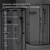 Душевая кабина Am.Pm X-Joy W94C-401-100BT 100x100, 1/4 круга, профиль матовый черный, стекло прозрачное фото 7