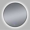 Зеркало Grossman Cosmo-норма Black 1970702 700x700x45 мм, LED с сенсорным выключателем и подогревом фото 2