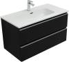 Тумба под раковину Aquanet Vega 90 329598 черный фото 12