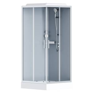 Душевая кабина AM.PM Gem W90C-403-090MT профиль матовый хром, стекло прозрачное, 90x90