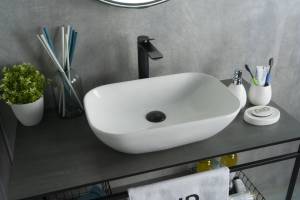 Раковина Gid Geométrico N9447 51157 белая, 51x34x13