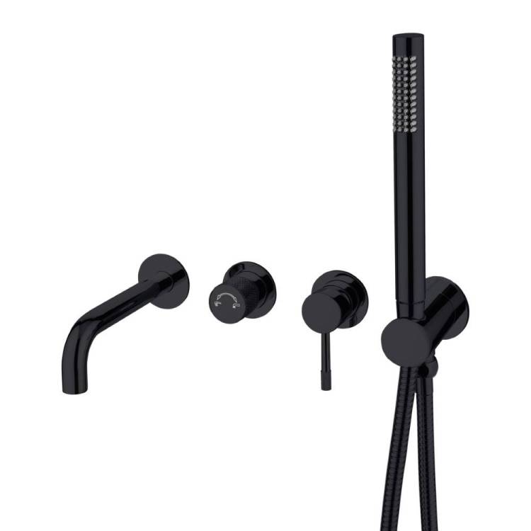 Душевой комплект Boheme Uno 464-3-SGM Shine Gun Metal