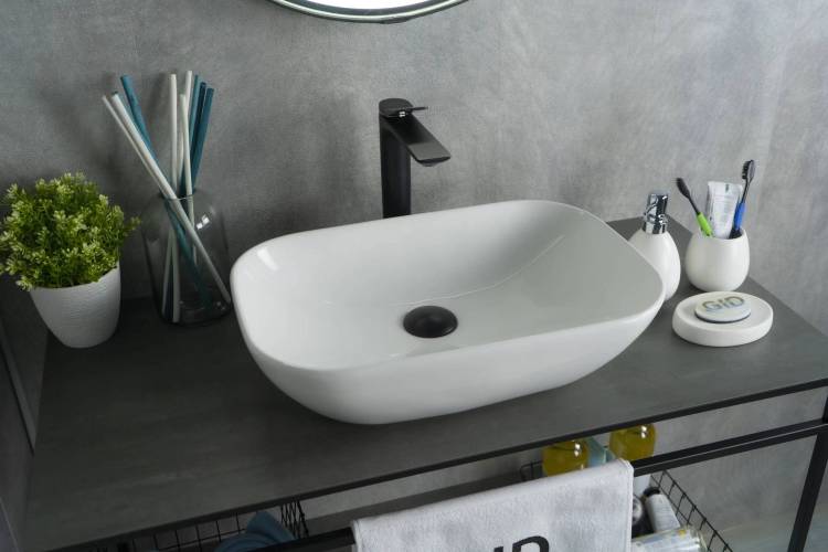 Раковина Gid Geométrico N9447 51157 белая, 51x34x13